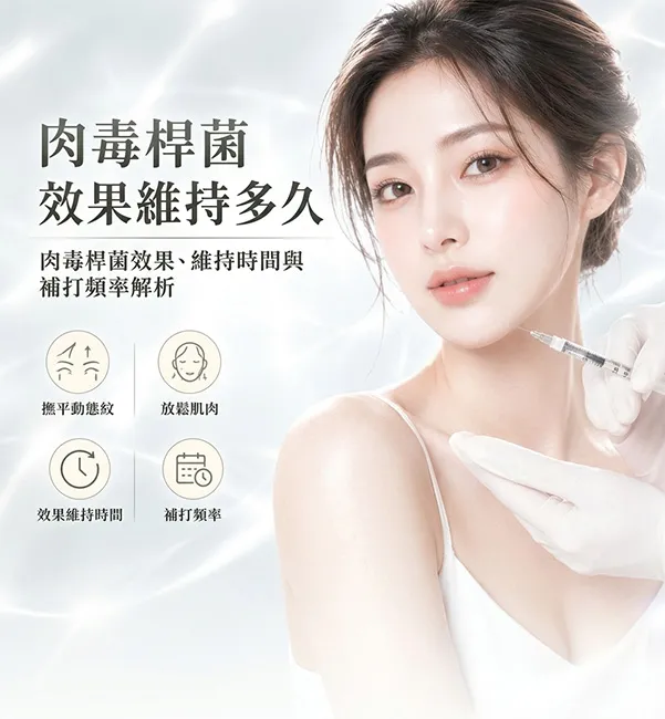 青埔肉毒桿菌推薦：中壢除皺、瘦小臉效果、維持時間解析
