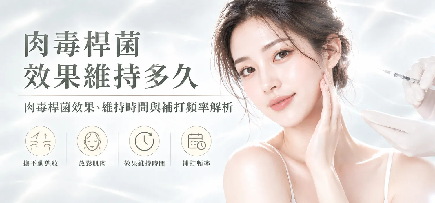 青埔肉毒桿菌推薦：中壢除皺、瘦小臉效果、維持時間解析